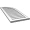 Ekena Millwork Quarter Round Top Right Surface Mount PVC Gable Vent w/ 2"W x 1-1/2"P Brickmould Frame, 16"W x 40"H GVPQR16X4002SN - alternate 5